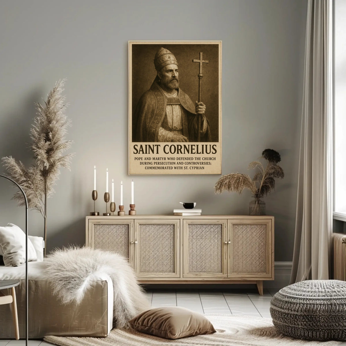Saint Cornelius Pope And Martyr Poster