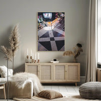 Vibrant City Intersection Poster PosterGoat