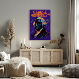 George Washington Neon Liberty Historical or Presidential Poster