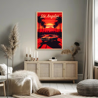 Vintage in Los Angeles Poster