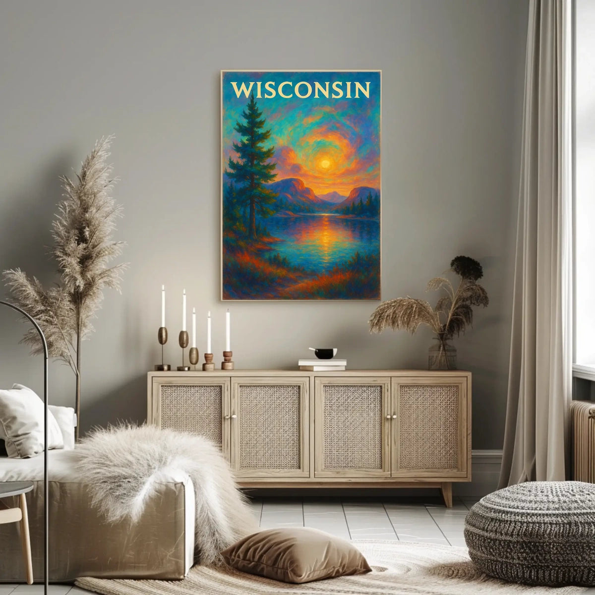 Wisconsin Sunset Poster