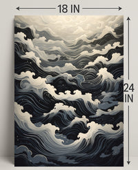 Ocean Waves A Serene Journey Poster PosterGoat