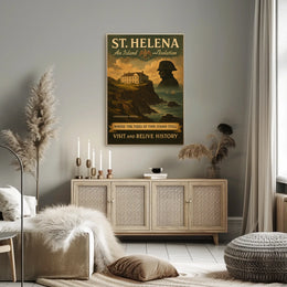 St. Helena An Island of Isolation Poster