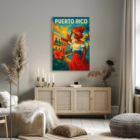 Puerto Rico Vibrant Heritage Poster