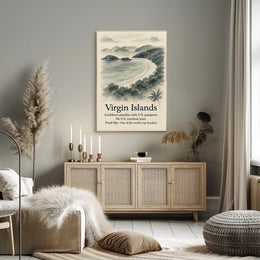 Virgin Islands Caribbean Paradise Poster