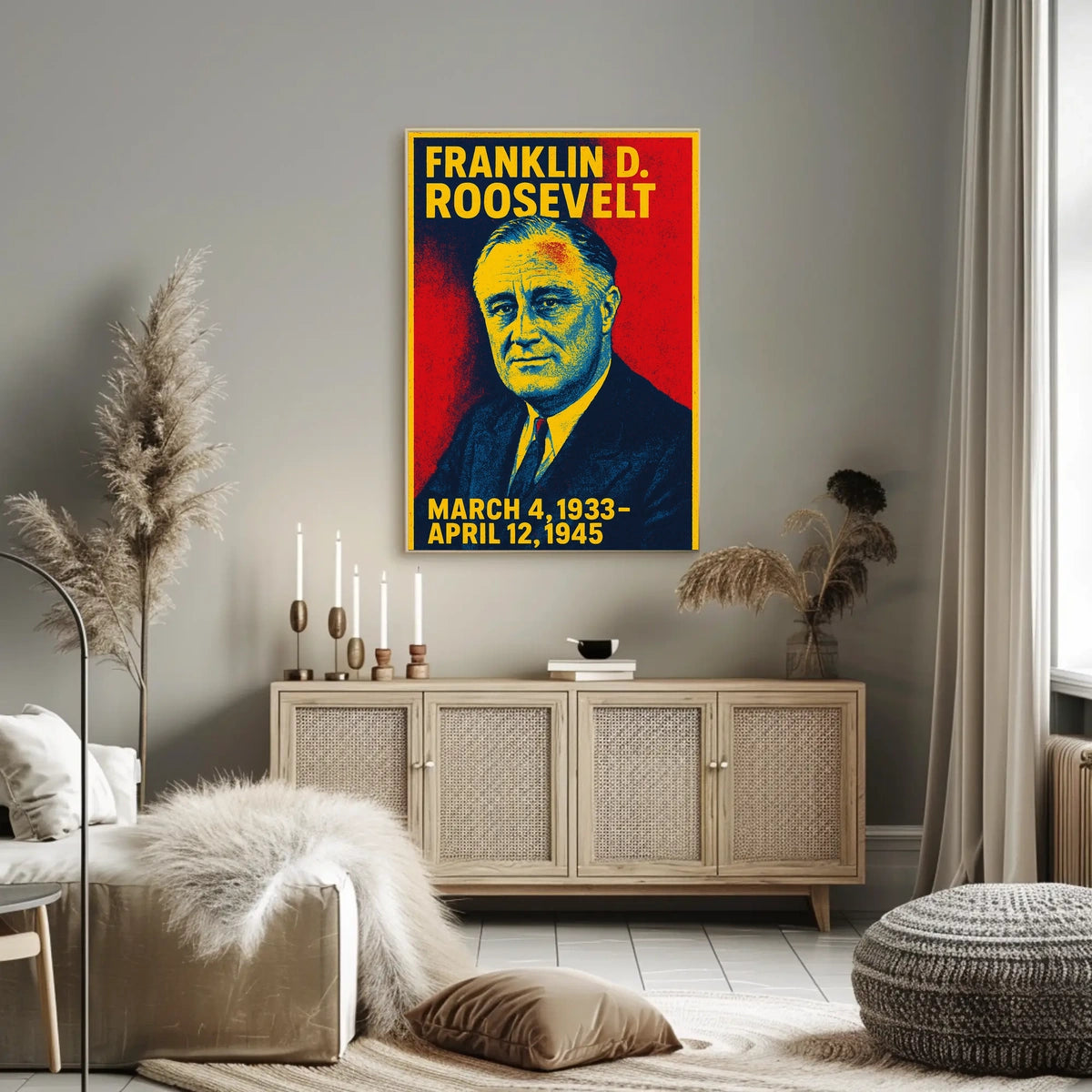 Franklin D. Roosevelt Presidential Poster