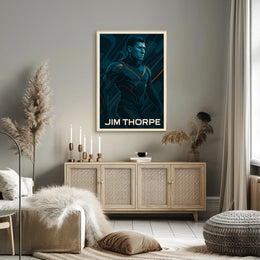 Jim Thorpe Iconic Athlete Poster