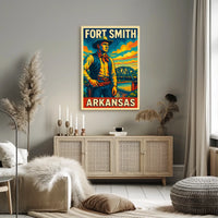 Fort Smith, Arkansas Western Heritage Poster