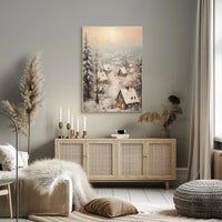 Winter Wonderland Village Poster