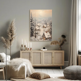Winter Wonderland Village Poster