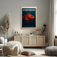 Scorpionfish Venomous Marine Fish Poster PosterGoat