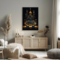 Mystical Chess Kingdom Poster