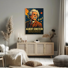 Albert Einstein Theory Of Relativity Poster