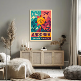 Fly Andorra Wander in Color Poster