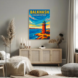 Balkhash, Kazakhstan Poster