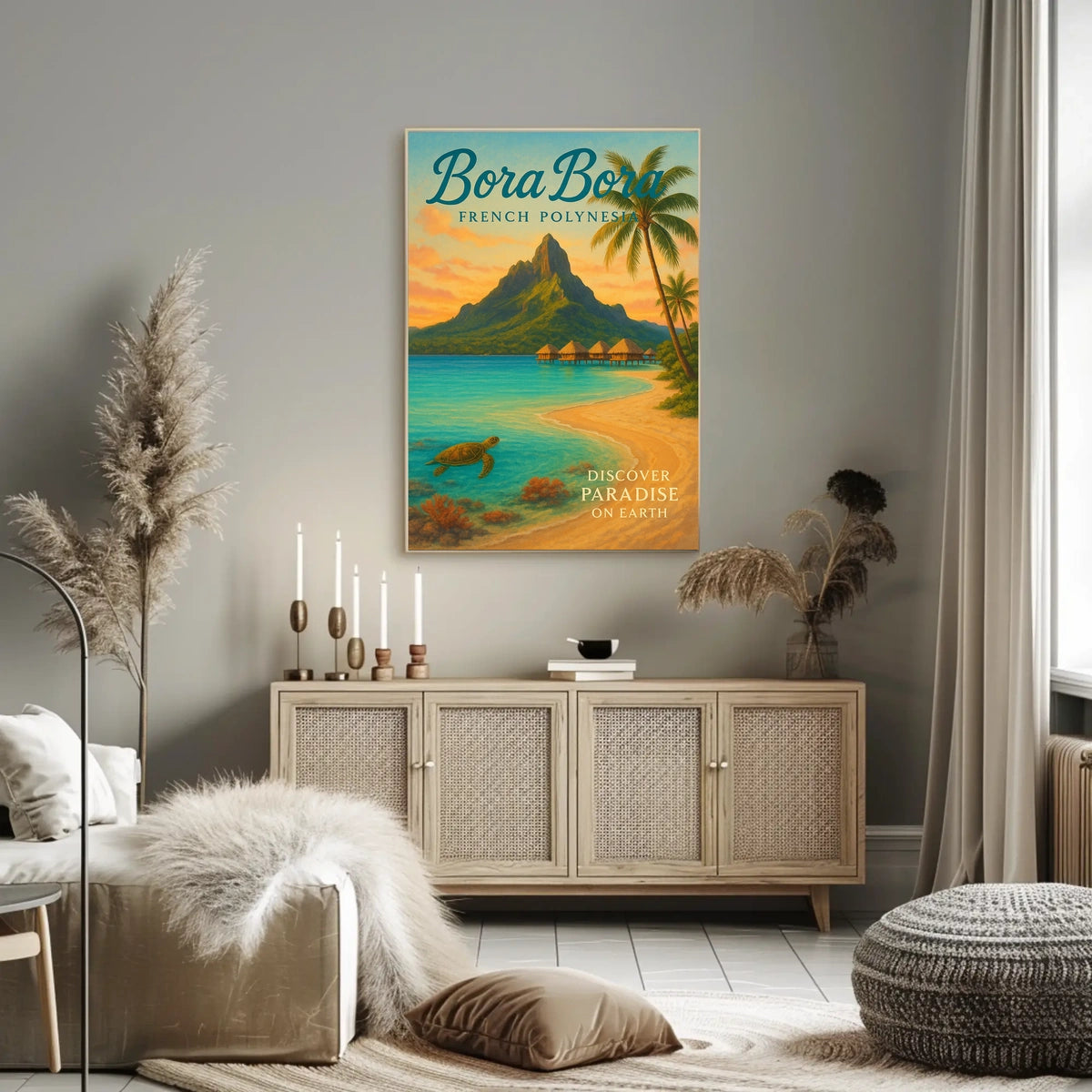 Bora Bora Discover Paradise Poster