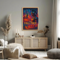 Fall of Troy: Epic Historical Fantasy Mythology Poster