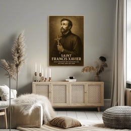 Saint Francis Xavier Jesuit Missionary Poster