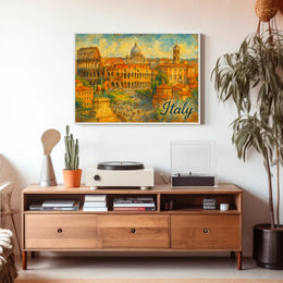Italy A Timeless Journey Poster