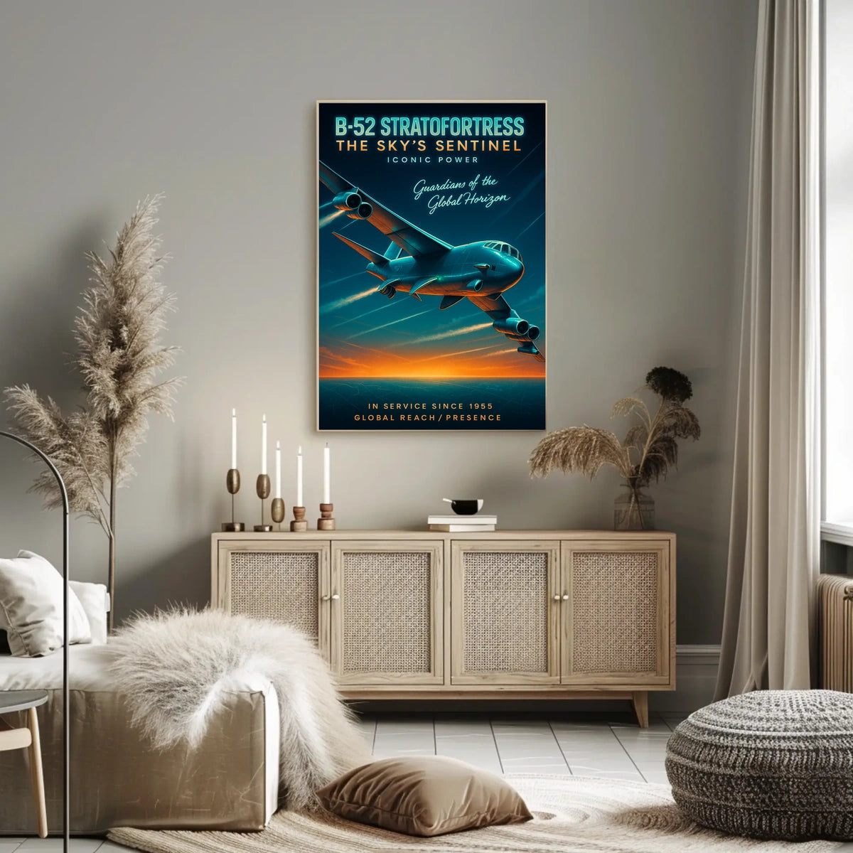 B-52 Stratofortress The Skys Sentinel Poster