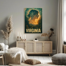Virginia A Scenic Tribute Poster