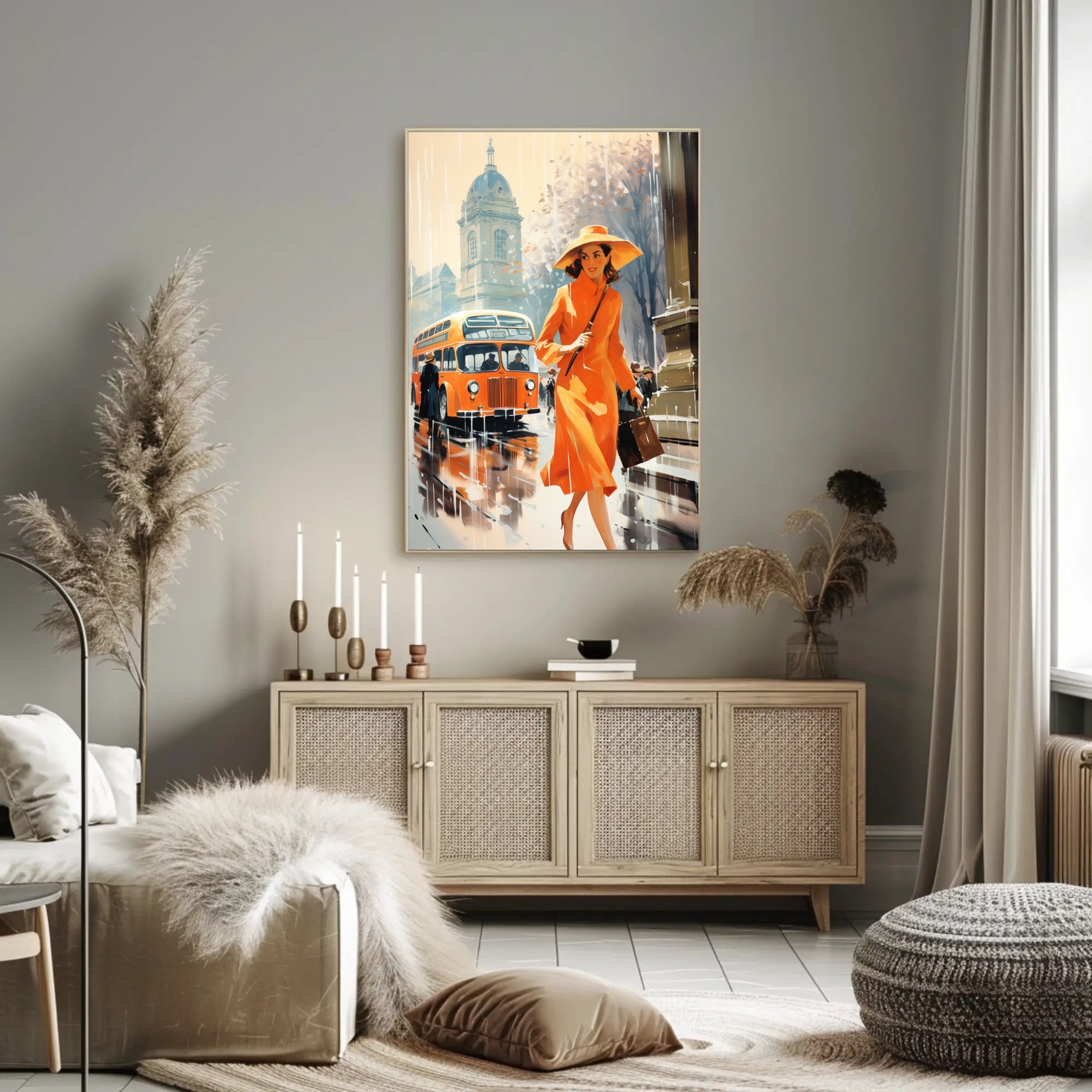 Autumn In The City Poster PosterGoat