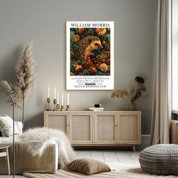 William Morris Hedgehog Art Print Cultural or Heritage Poster