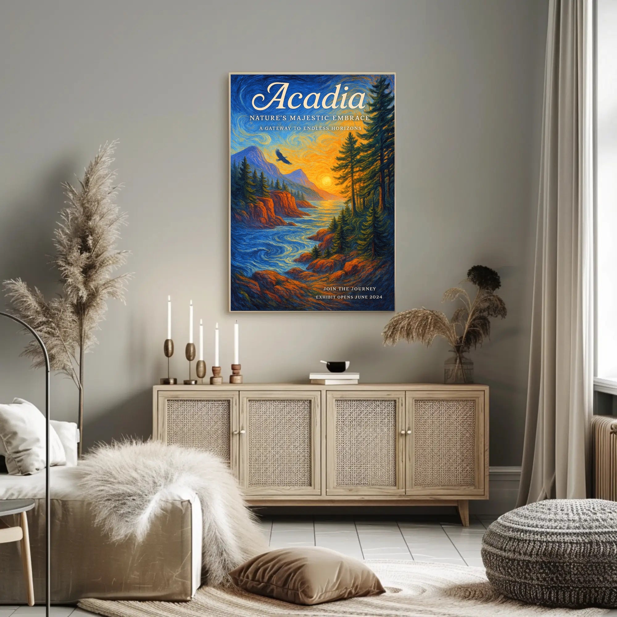 Nature's Majestic Embrace Art Print - National Park Poster