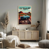 Journey on Old Route 66 Poster