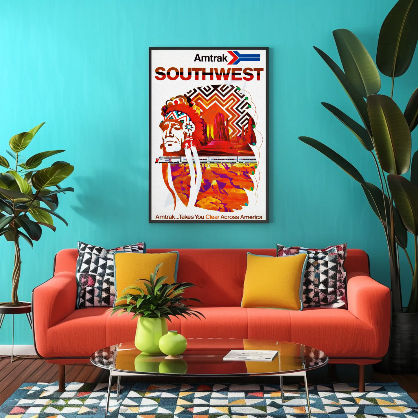 Amtrak Southwest Travel Poster