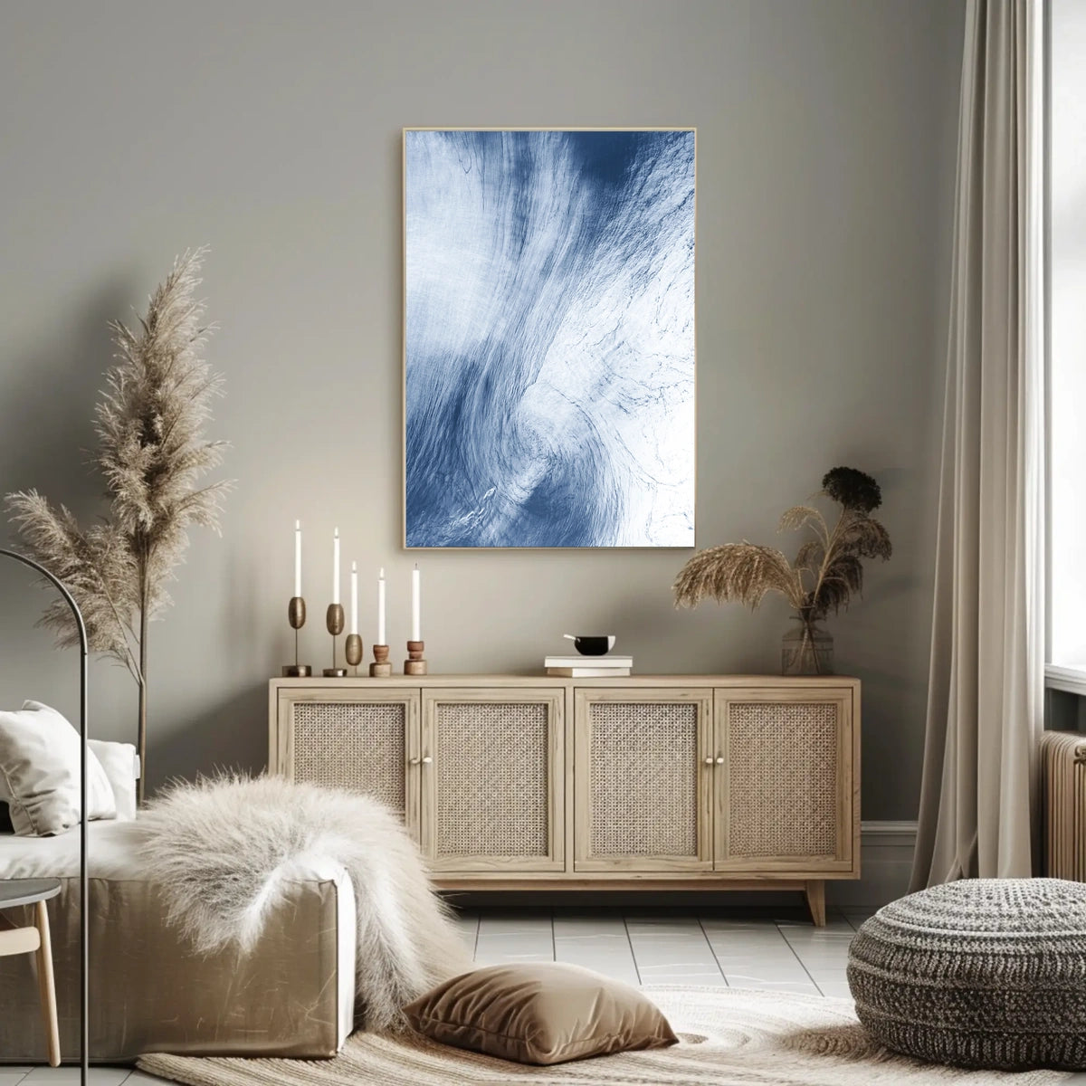 Abstract Oceanic Swirl Abstract Poster