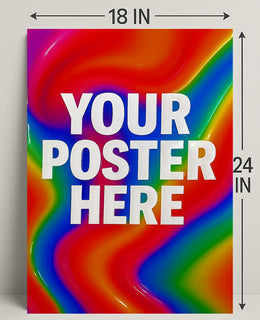 Vibrant Design Template Poster PosterGoat