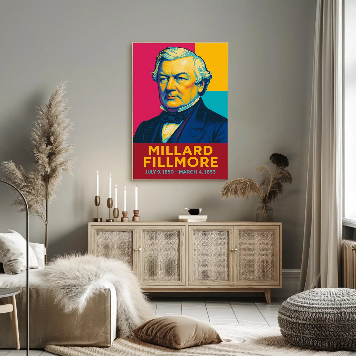 Millard Fillmore 13Th President Poster