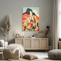 Vibrant Cityscape Collage Poster