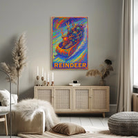 Reindeer Racing Adventure Poster