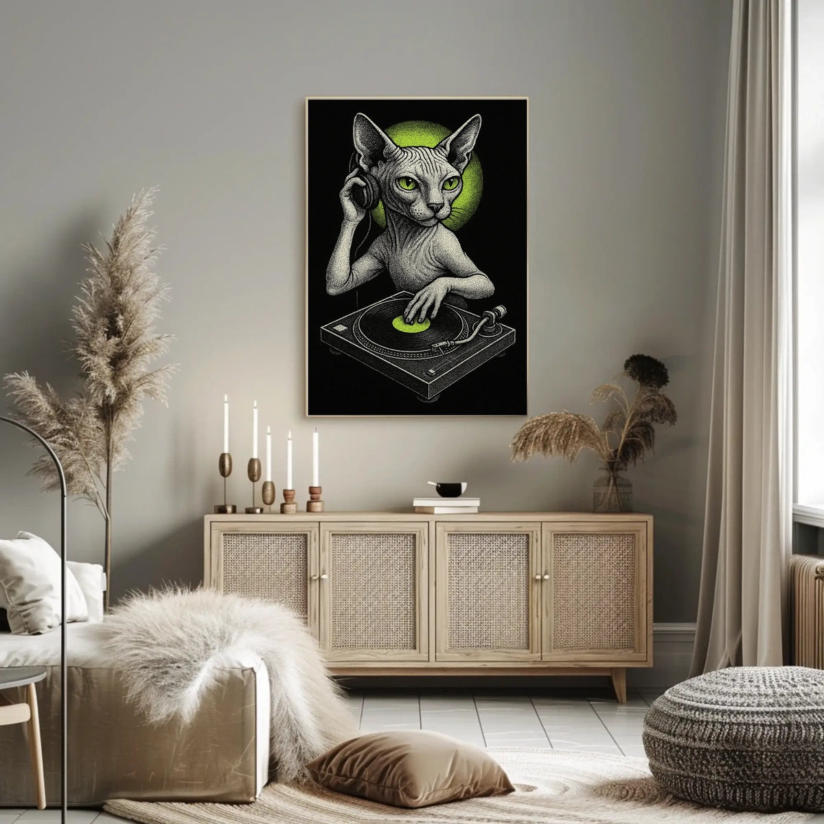 Dj Cat Groove Poster