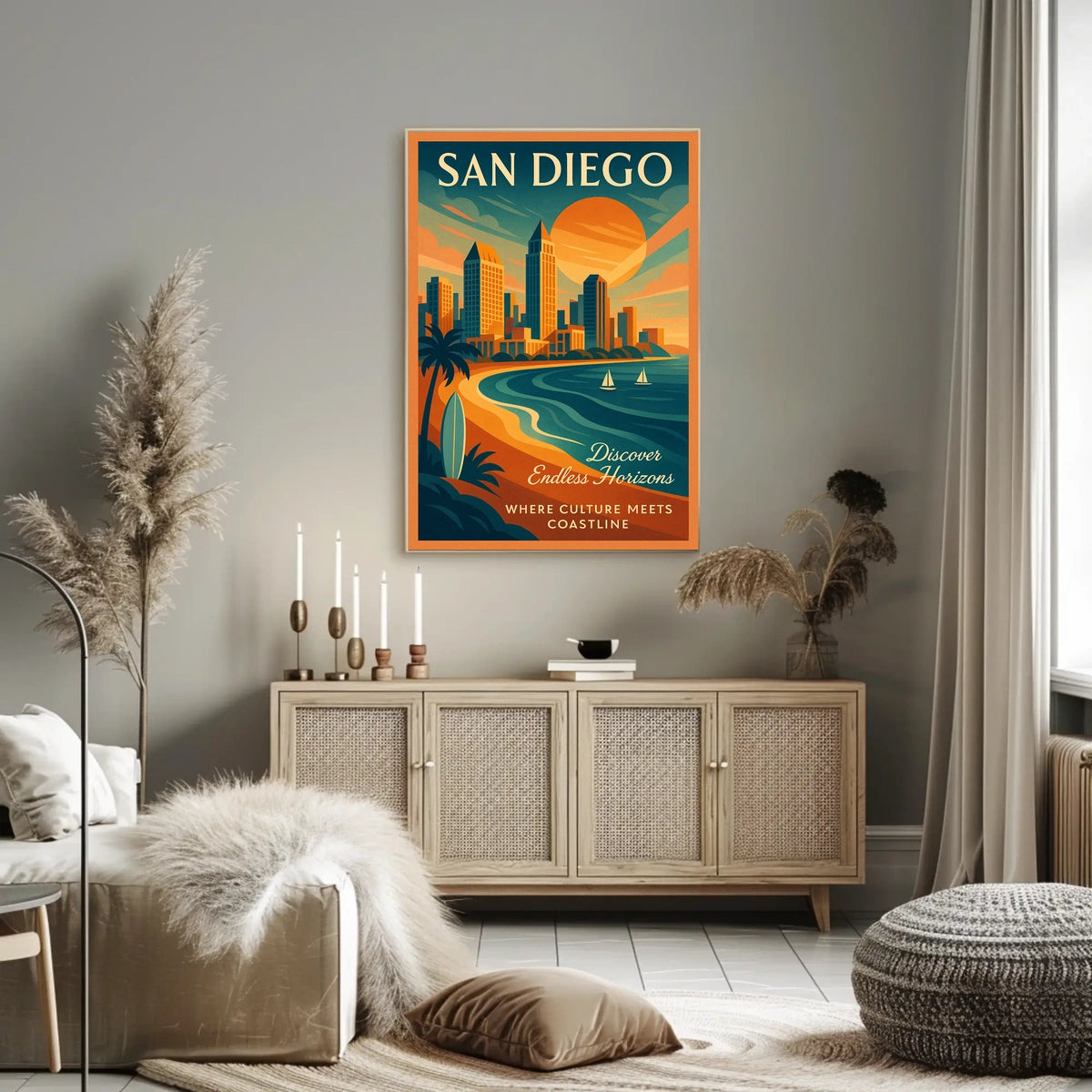 San Diego Discover Endless Horizons Poster