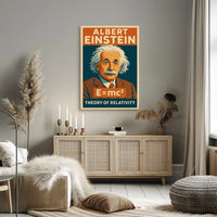 Albert Einstein Theory Of Relativity Poster