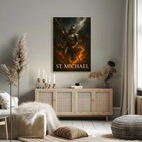 St. Michael Angelic Warrior Poster