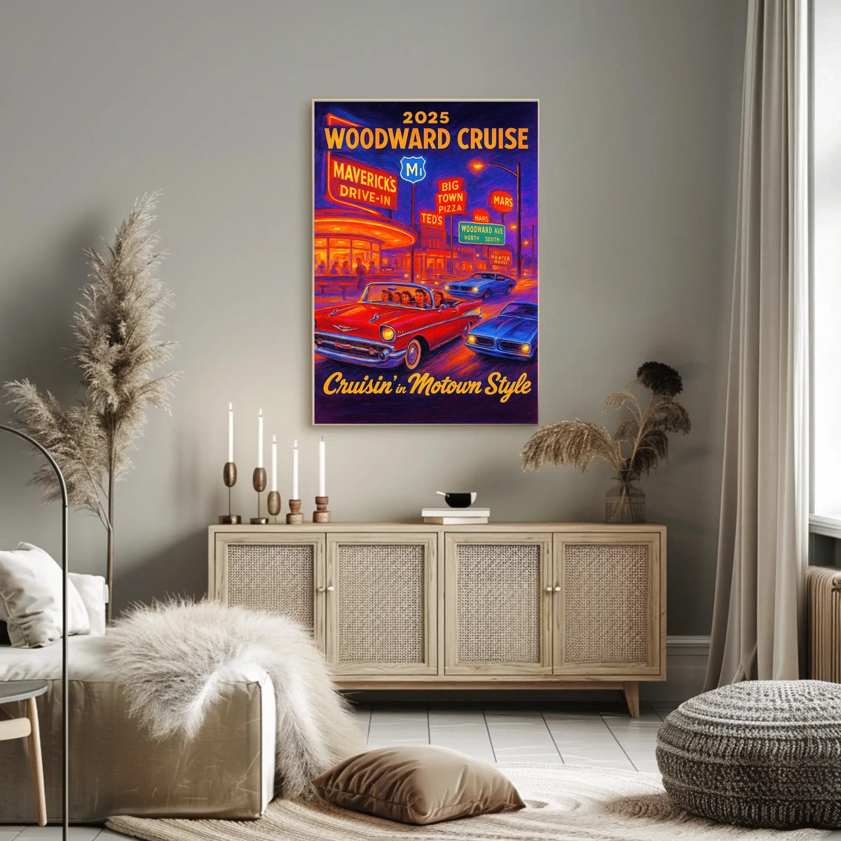 2025 Woodward Cruise Poster