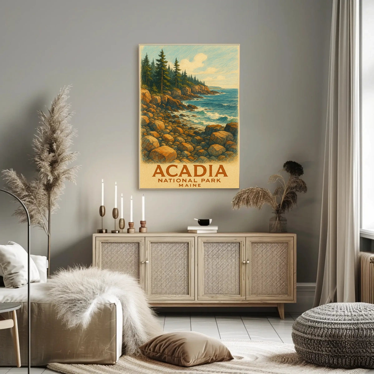 Acadia National Park Maine Poster
