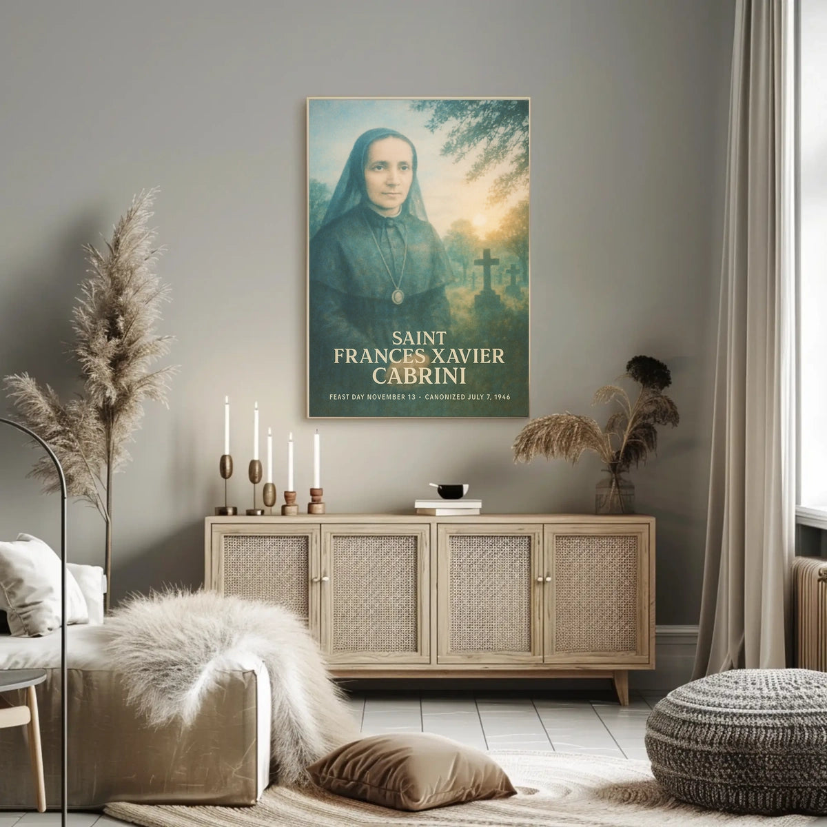 Saint Frances Xavier Cabrini Poster