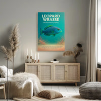 Leopard Wrasse A Vibrant Reef Poster