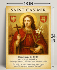 Saint Casimir Poster PosterGoat