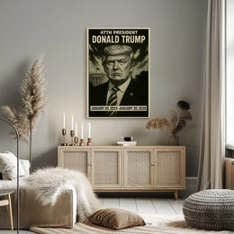 Donald Trump 47Th President Poster
