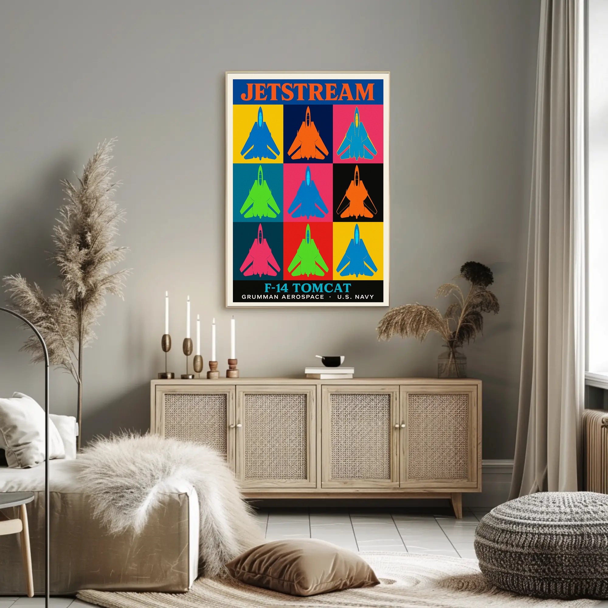 Jetstream F-14 Tomcat Poster PosterGoat