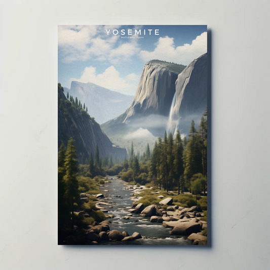 Yosemite National Park Travel Poster