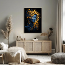 Ethereal Flames Poster