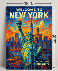 Welcome to New York Poster PosterGoat