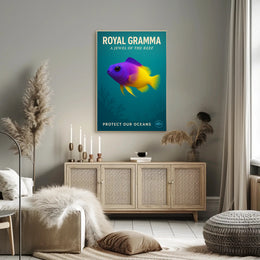 Royal Gramma A Jewel of the Reef Poster PosterGoat